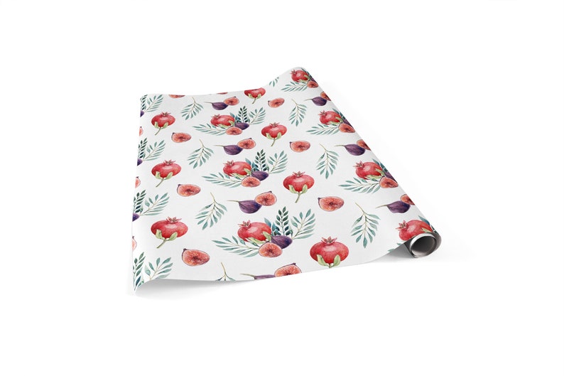 Bridal Wrapping Paper Sheets Wrapping paper roll Rustic Wrapping Paper Wedding Wrapping Paper Birthday Wrapping Paper Floral Fruit