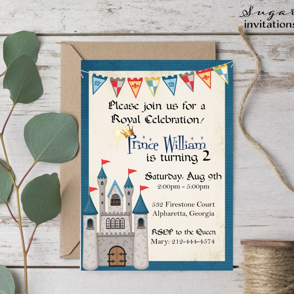 Little Prince Birthday Invitations 8