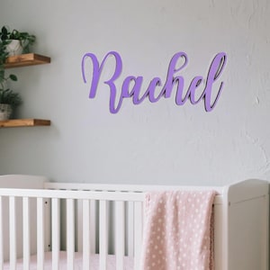 Custom Wooden Name Sign: Nursery Wall Decor, Baby Keepsake