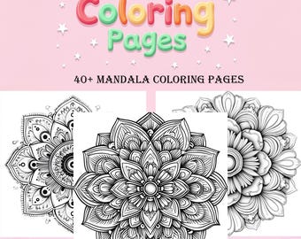 50 Intricate Mandala Coloring Pages for Adults – Stress Relief ...