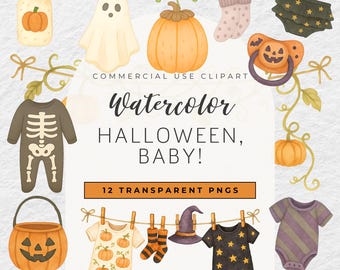 Halloween Baby Clothesline Clipart Set – Cute Baby Clothesline Clipart,  Baby Halloween Clipart, Empty Clothesline and Clothes Peg Clipart