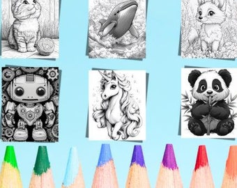 Kawaii Coloring Pages for Toddlers: 17 Bold, Easy Designs (PDF)