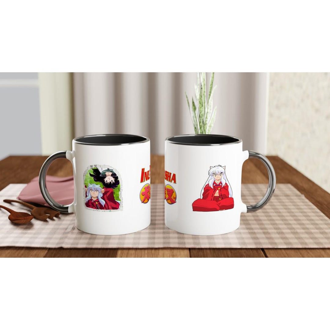The Anime Mug - Inuyasha and Kagome Inspired Design - 11oz Ceramic Cup ...
