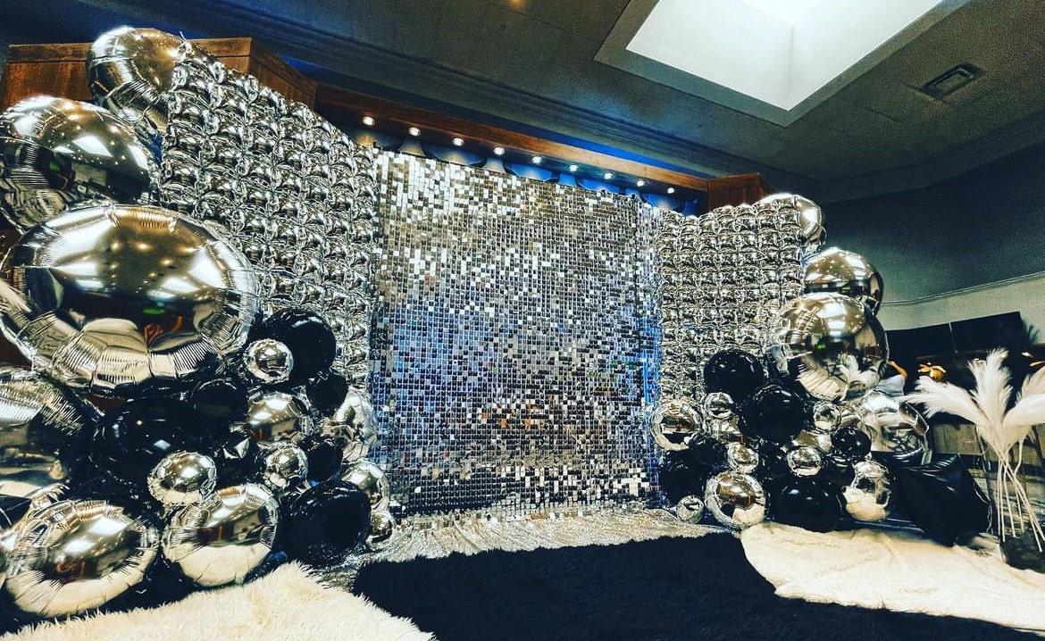 Sequin Shimmer Wall