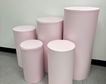 Milk Silk Cylinder Stand Covers 5-PC Set