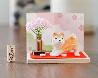 Shiba Inu figurines, Shiba figurine, Shiba Car Mirror Decor, Shiba Car ornament, Shiba room decor, Shiba lover gift