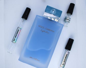Dolce & Gabbana Light Blue Eau Intense Femme EDP Sample Decant | 3ml 5ml 10ml Travel Size Perfume for Women