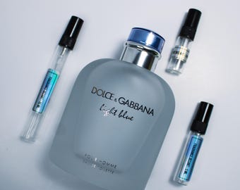 Dolce & Gabbana Light Blue Homme EDT Sample Decant | 3ml 5ml 10ml Travel Size Perfume for Men