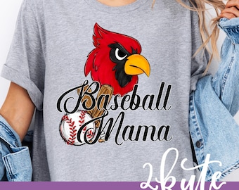 Cardinals baseball png, espírito escolar png, Cardinals baseball png, design de dia de jogo, designs de mascotes escolares, esportes de equipe png, mãe do beisebol