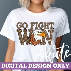 Game Day Eagles png, Eagles spirit png, cheer png, school spirit design, Eagles shirt png, sports png, Game Day design, cheetah print png