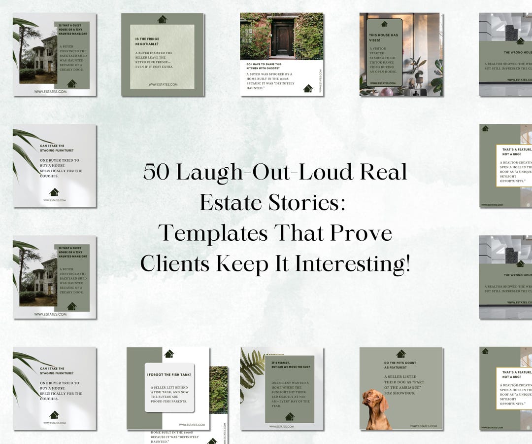 Funny Client Stories for Real Estate Social Media, Real Estate ...