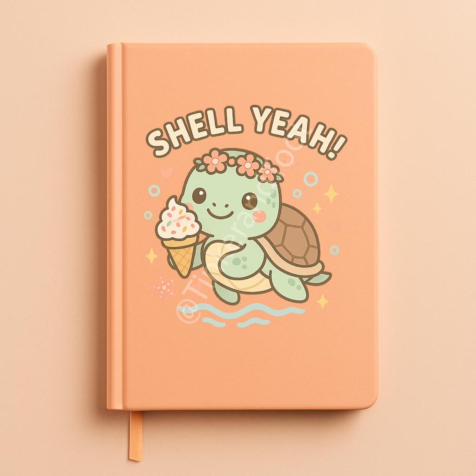 Shell Yeah! Sea Turtle Kawaii Pastel Clipart Cute Digital Download ...