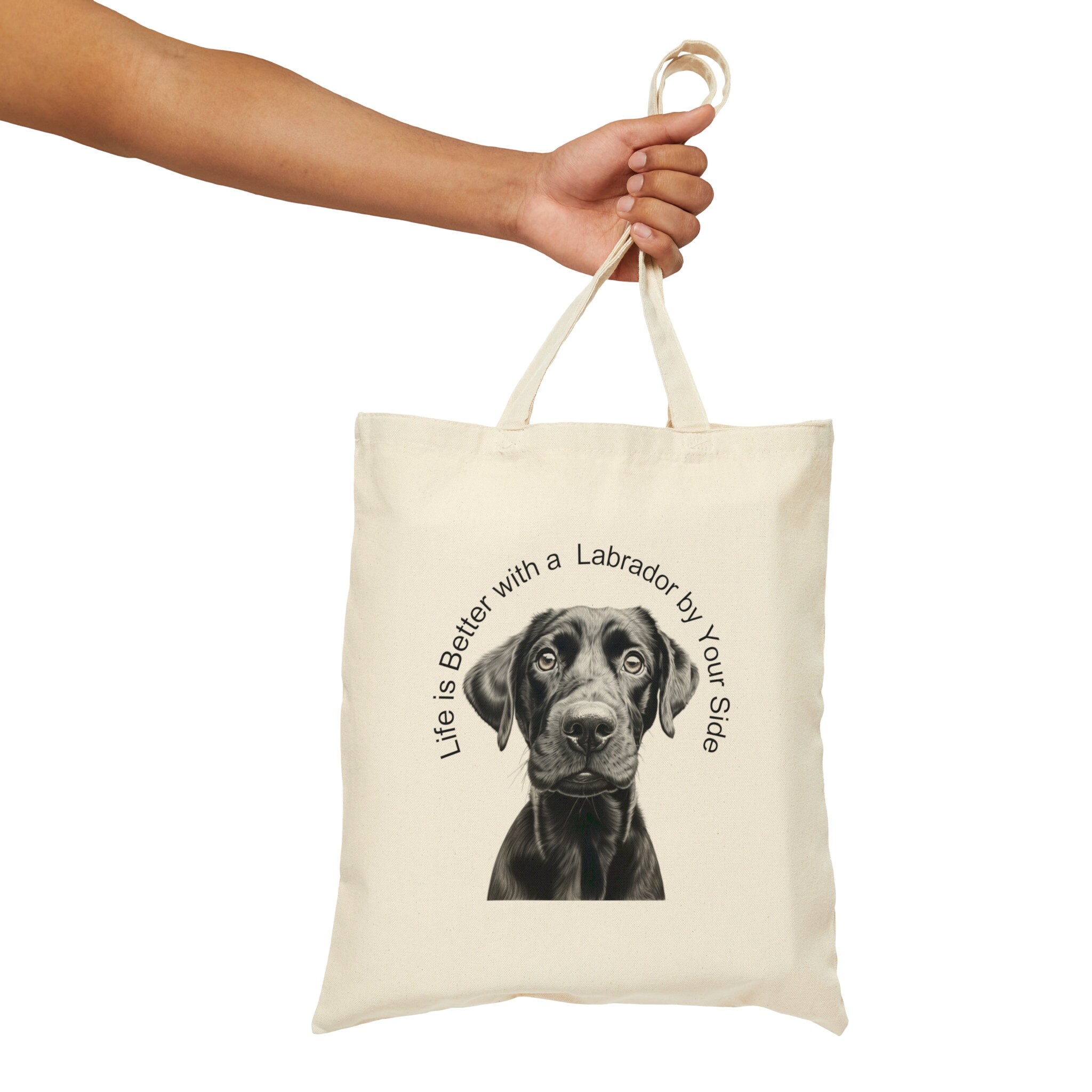 Labrador top tote bag