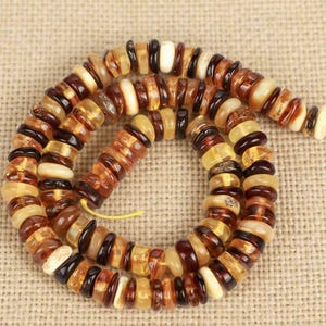 Natural Amber Beads Bulk – Raw Polished Irregular Shapes, Semi-Finished DIY Jewelry Supplies for Artisans & Designers image 14