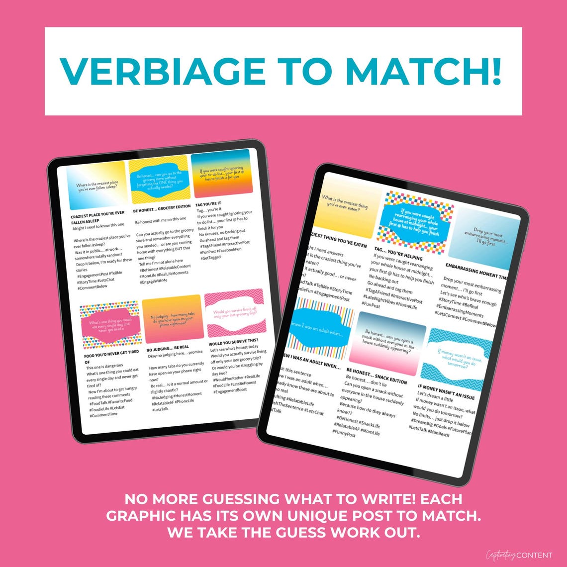 Daily Dose of Fun Engagement Graphics Pack for Social Media - Etsy