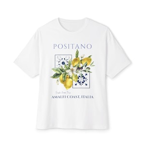 Summer Vibes Limited Edition Oversized Tee for Casual vacation, Unisex Box Tee, Loose Fit T-Shirt, Boxy Top, Italia