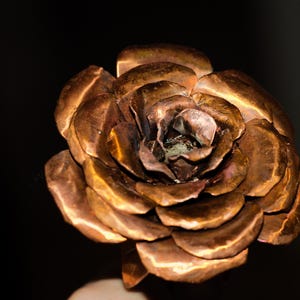 Handmade Copper Rose Perfect Gift