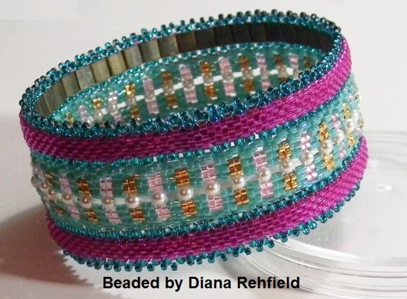 Kralenpatroon, handleiding, armband - ZEBRA CROSSING afbeelding 5