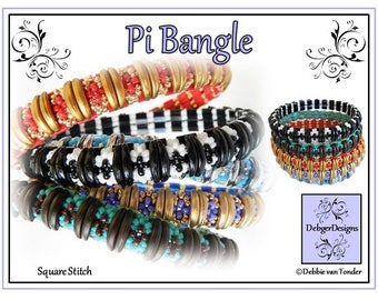 Beading Pattern, Tutorial, Bangle - PI