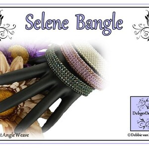 Beading Pattern, Tutorial, Banglel - SELENE image 1