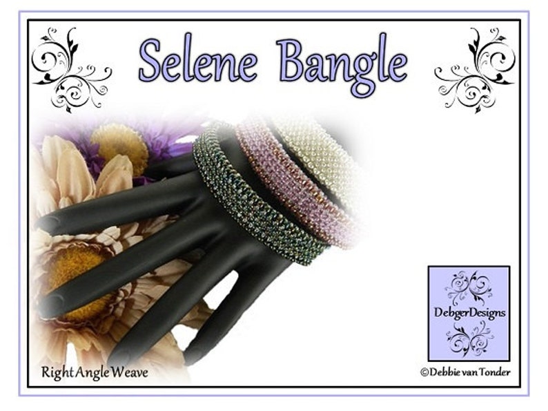 Beading Pattern, Tutorial, Banglel - SELENE image 1