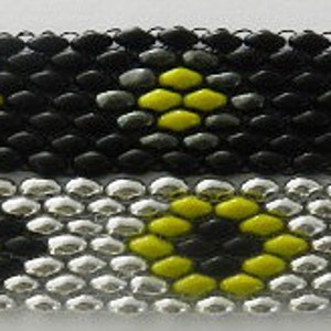 Beading Pattern, Tutorial, Bracelet FLOWER DROPLETS image 5