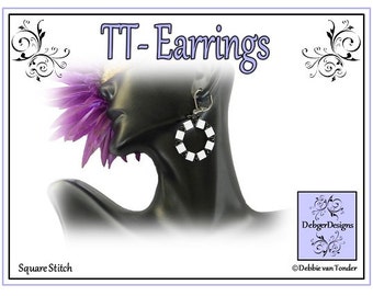 Beading Pattern, Tutorial, Tila And Twin Earrings - TT (TILA and TWIN)