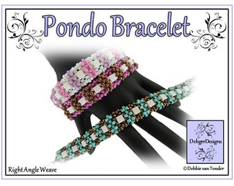 Beading Pattern, Tutorial, Bracelet - PONDO
