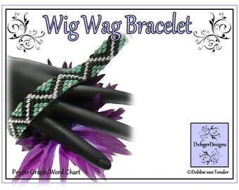 Perlenmuster, Anleitung, Armband - WIG WAG