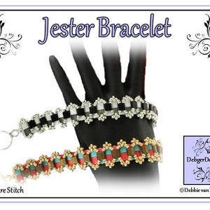 Tila Beading Pattern, Tutorial, Bracelet- JESTER