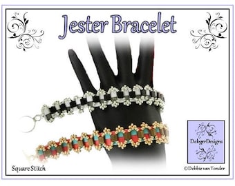 Tila Beading Pattern, Tutorial, Bracelet- JESTER