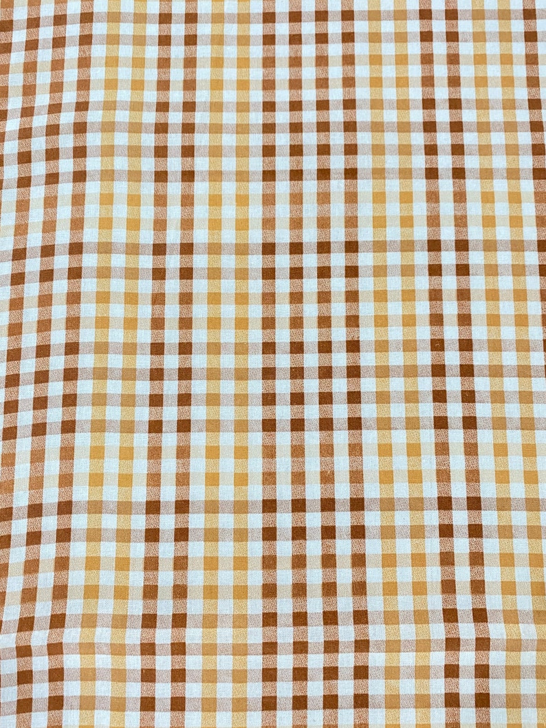 Coureur de table dautomne, linge de maison Gingham, chemins de table, table dautomne, décor dautomne, linge de table, tissu Gingham, petite citrouille, décor de table, automne image 5