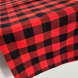 Buffalo Check Table Runner, Buffalo Check, Christmas Table Runners, Table Linens, Christmas Table, Christmas Linens, Table Runners, Plaid image 2