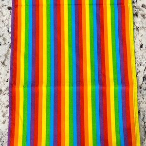 Rainbow Party, Rainbow Table Runner, Rainbow Props, Table Linens, Table Runners, Rainbow Pride, Table Decor, Carnival, Candyland, Rainbow image 4