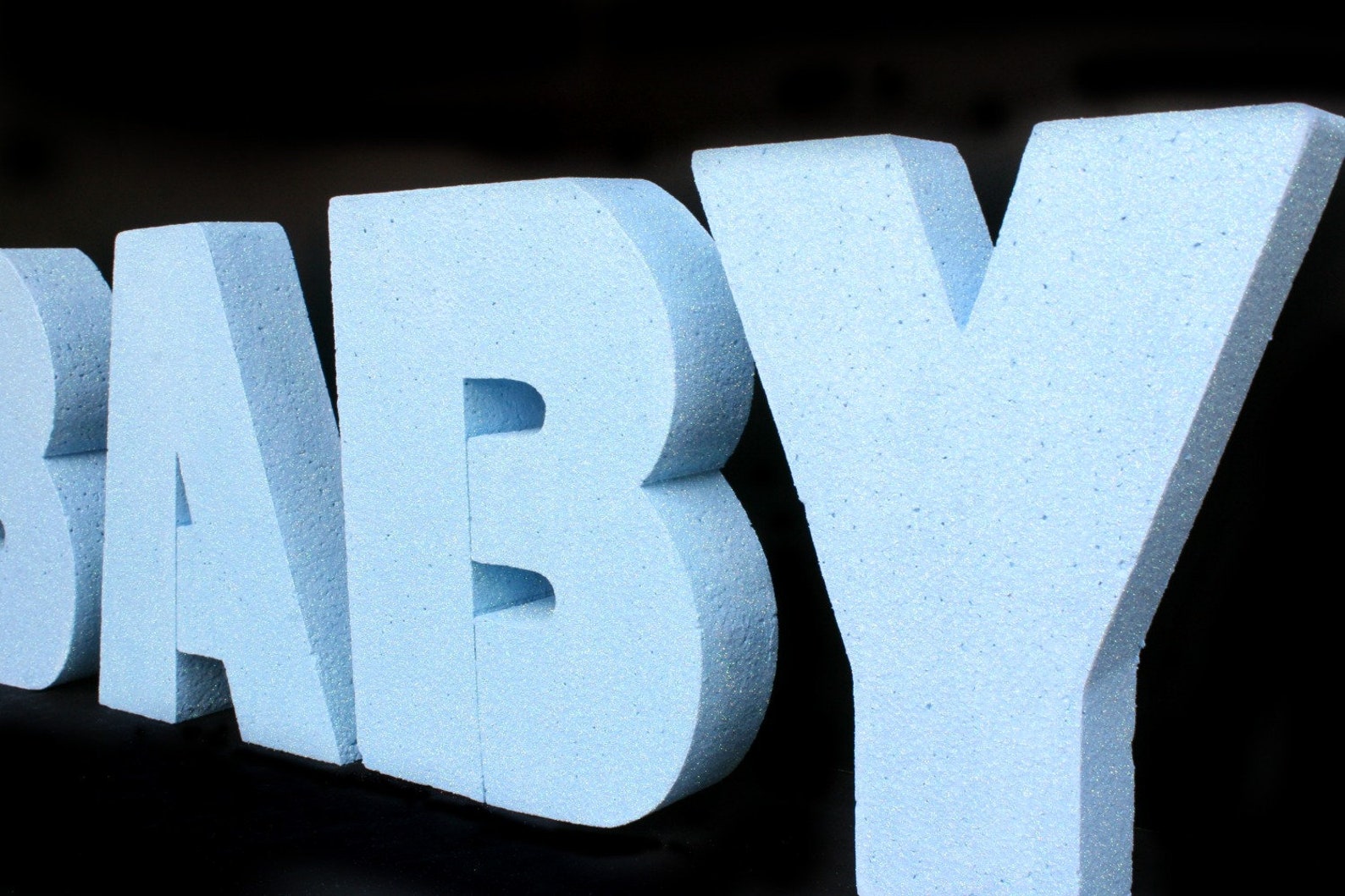Foam Letters Baby Styrofoam Letters Baby Shower Baby Etsy