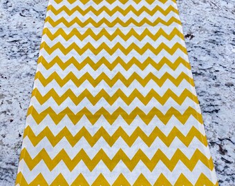 50% OFF with code SAVE50 Chevron Table Runner, Table Runner, Table Linens, Chevron, Yellow Linens, Chevron Pattern, Table Linens,