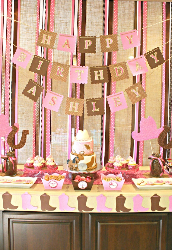 Cowgirl Party, Howdy, Cowgirls, Table Runners, Bandana, Cowgirl Birthday, Yeehaw, Pink Cowgirl, Il_570xn