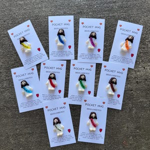 Gift unisex mini I love Jesus figure Christian office gift religious gift for mom dad kids teens gift idea ministry church idea favor pocket