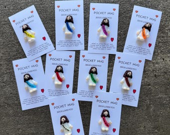 Gift unisex mini I love Jesus figure Christian office gift religious gift for mom dad kids teens gift idea ministry church idea favor pocket