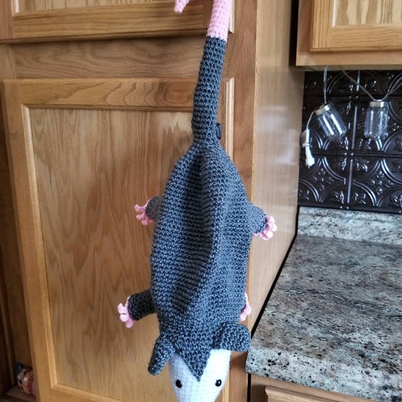 Opossum Plastic Bag Holder Pattern - Etsy