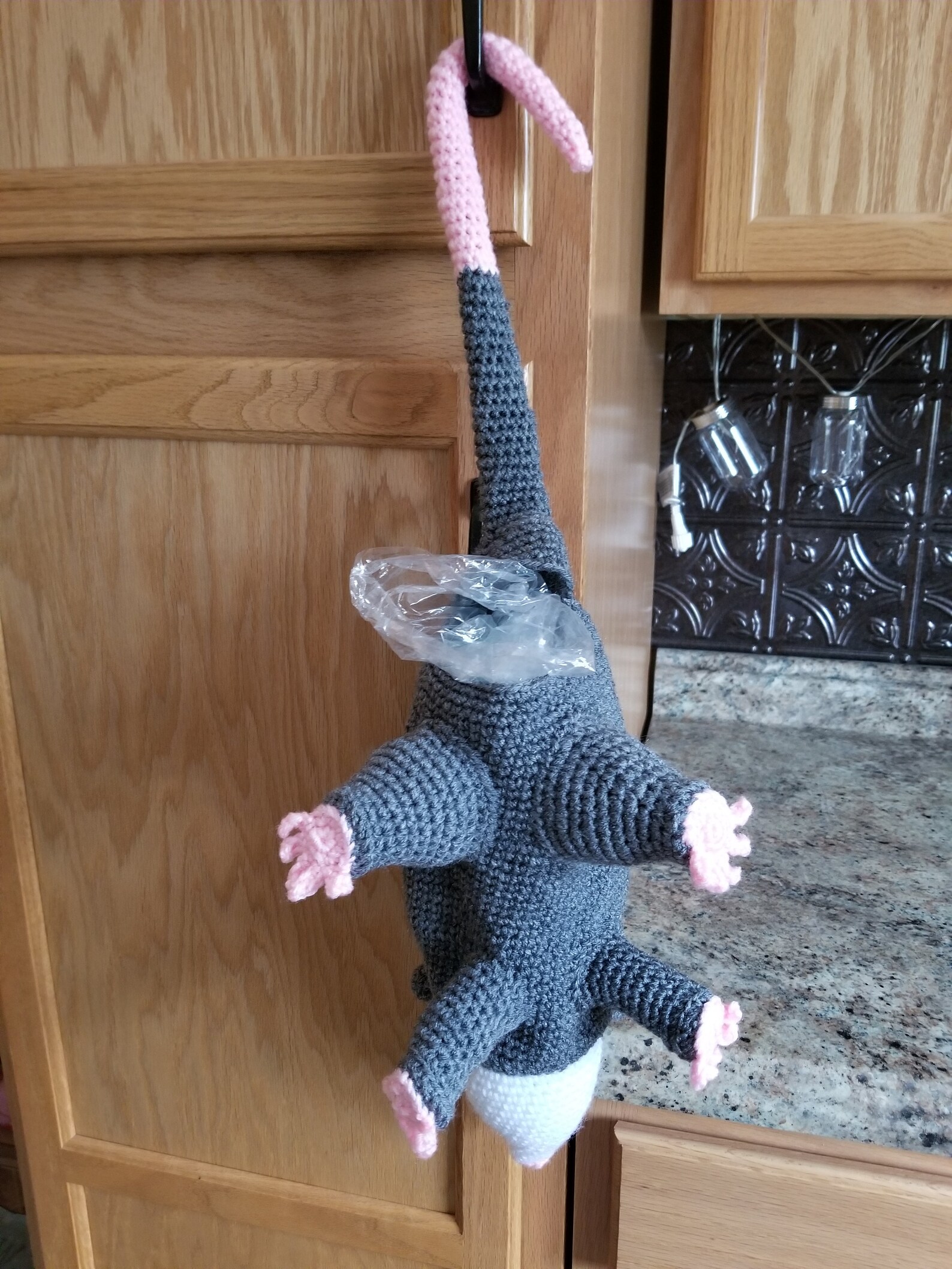 Opossum Plastic Bag Holder Pattern Etsy