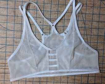 Strapped Down Bralette // White