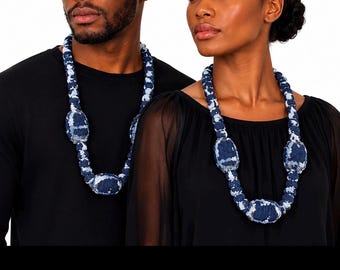 Collar Bamileke Ndop auténtico y original de Camerún.