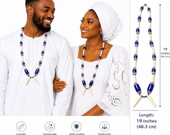 Traditionelle Halskette aus Kamerun BAmenda Halskette