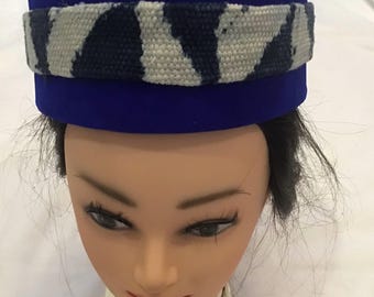 Sombrero Ndop tradicional africano hecho a mano