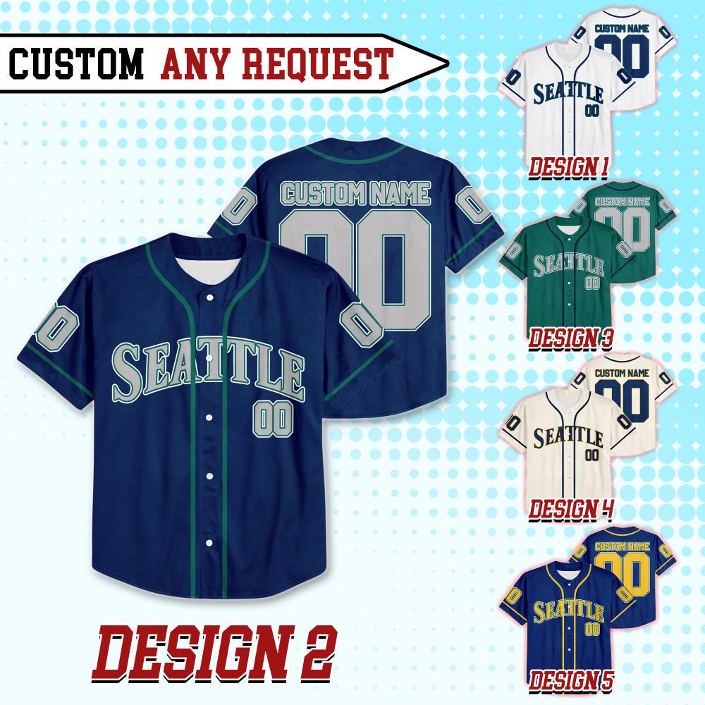 Mariners jersey - Etsy México, image size:1000x1000
