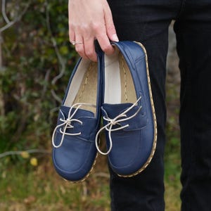 Barefoot Leather Loafers: Wide Toe Box Minimalist Shoes