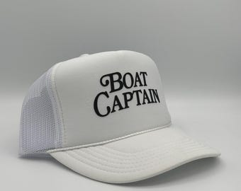 Boat Captain - Hat (White)