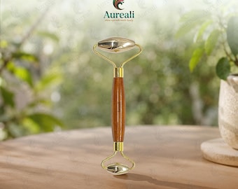 Aureali Kansa Beauty Roller for face lifting and skin tightening