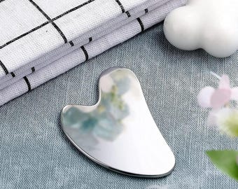Stainless Steel Heart Gua Sha Tool – Sculpting, Lymphatic Drainage